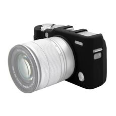 Custodia protettiva in silicone morbido PULUZ per FUJIFILM X-A3 / X-A10 (nero)