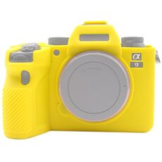 Custodia protettiva in silicone morbido PULUZ per Sony ILCE-9M2 / Alpha 9 II / A92 (giallo)