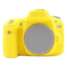 Custodia protettiva in silicone morbido PULUZ per Canon EOS 90D (gialla)