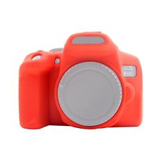 Custodia protettiva in silicone morbido PULUZ per Canon EOS 850D (rossa)