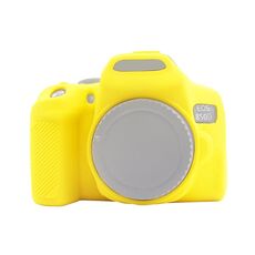 Custodia protettiva in silicone morbido PULUZ per Canon EOS 850D (gialla)