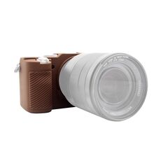 Custodia protettiva in silicone morbido PULIUZ per Sony A7C / ILCE-7C (caffè)