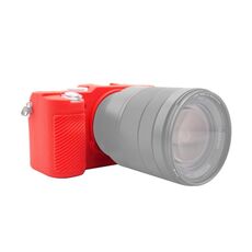 Custodia protettiva in silicone morbido PULIUZ per Sony A7C / ILCE-7C (rosso)