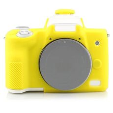 Custodia protettiva per custodia in silicone per armatura in silicone Richwell per fotocamera digitale Canon EOS M50 (gialla)