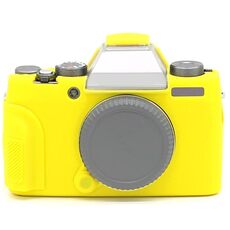 Custodia rigida per fotocamera in gomma con corpo in TPU in silicone morbido Richwell Cover completa per fotocamera digitale Fujifilm Fuji X-T100 (giallo)