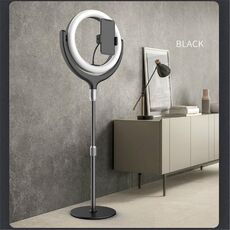 Fill Light Beauty Beach Stacket Desktop Atterraggio Fari Fill Light Bracket, Szie: 12 pollici (nero)