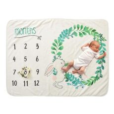 Coperta per fotografia neonato 100x72 cm (coniglietto)