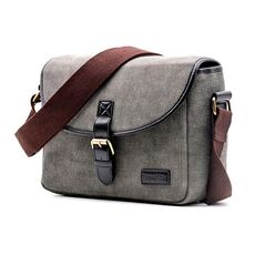 Custodia per borsa fotografica retrò per Canon EOS 200D 77D 7D 80D 800D 1300D 6D 70D 760D 750D 700D 600D 100D 1200D 1100D SX540 (grigio)