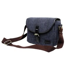 Custodia per borsa fotografica retrò per Canon EOS 200D 77D 7D 80D 800D 1300D 6D 70D 760D 750D 700D 600D 100D 1200D 1100D SX540 (blu)