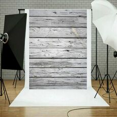 Photo Studio Prop Stoffa per fondo a grana di legno, dimensioni: 1,5 m x 2,1 m (0029)