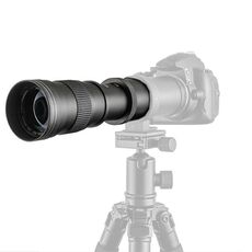 Lightdow 420-800mm Obiettivo della fotocamera con zoom Obiettivo fotografico con rivestimento in vetro ottico