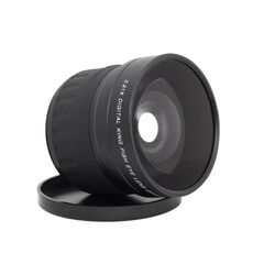 Obiettivo fisheye ausiliario grandangolare digitale da 58 mm 0,21X per Canon / Nikon / Sony / Minolta / Pansonic / Olympus / Pentax 18-55