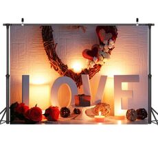 2,1 m x 1,5 m San Valentino Personality Photo Photography Background Cloth (019)