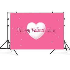 2.1m x 1.5m San Valentino Photo Party Layout Puntelli Fotografia Sfondo Panno (004)