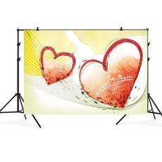 2.1m x 1.5m San Valentino Photo Party Layout Puntelli Fotografia Sfondo Panno (005)