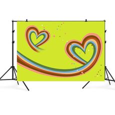 2.1m x 1.5m San Valentino Photo Party Layout Puntelli Fotografia Sfondo Panno (008)