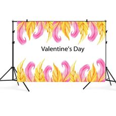 2.1 m x 1.5 m San Valentino Photo Party Layout Puntelli Fotografia Sfondo Panno (011)