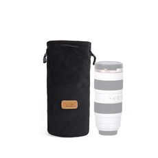 S.C.COTTON Liner Protezione digitale antiurto Borsa per obiettivo SLR portatile Borsa per fotocamera singola micro rotonda nera L