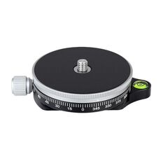 Xiletu TPC60 Supporto per treppiede con testa panoramica girevole a 360 gradi Piastra di base per fotocamera SLR