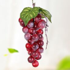 4 grappoli 36 uve rosse simulazione frutta simulazione uva in PVC con crema uva sparare puntelli