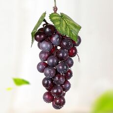4 grappoli 36 uva viola simulazione frutta simulazione uva in PVC con crema uva sparare puntelli