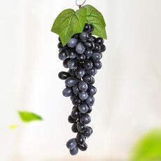 2 grappoli 85 uve nere simulazione frutta simulazione uva in PVC con crema uva sparare puntelli