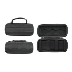 Scatola portaoggetti portatile in EVA rigida per orologi, gioielli, orologi, antipolvere, specifiche: 3 griglie, speciale 23x9,5x8,5 cm