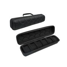 Scatola portaoggetti portatile in EVA rigida per orologi, gioielli, orologi, antipolvere, specifiche: 6 griglie 41x9,5x8,5 cm