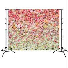 2,1 m x 1,5 m Rose Wall Wedding Party Photo Photography Background Cloth