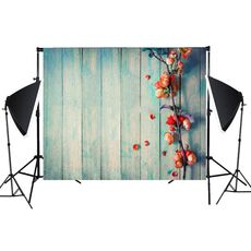 1,25 m x 0,8 m finto legno bordo di grano gourmet 3D foto fotografia sfondo panno (MB7)