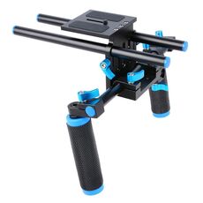 YELANGU YLG0102A-A01 Kit di supporto per montaggio a spalla a doppia maniglia DSLR Rig (nero)