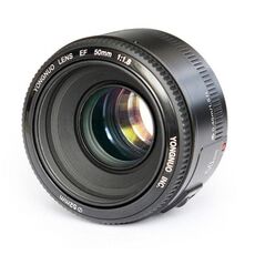 YONGNUO YN50MM F1.8N 1: 2.8 Obiettivo con messa a fuoco AF ad ampia apertura per fotocamere DSLR Nikon (nero)