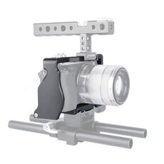 Stabilizzatore gabbia video YELANGU C6 per Sony A6000 / A6300 / A6500 / A6400 (nero)