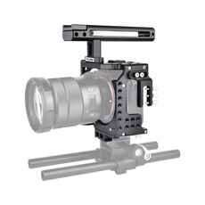 YELANGU CA7 YLG0908A Stabilizzatore gabbia videocamera per Sony A7K / A72 / A73 / A7S2 / A7R3 / A7R2 / A7X (nero)