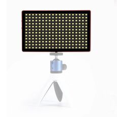 Litu Foto L28 Pocket 228 LED Professional Vlogging Photography Video & Photo Studio Light per Canon / Nikon DSLR Camera (Rosso)