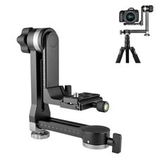 YELANGU A171 YLG0401E-C Testa treppiede con giunto cardanico a sbalzo orizzontale con rotazione a 360 gradi per fotocamere DV e SLR domestiche (nero)