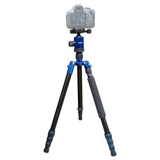 TRIOPO Oubao A-688 Treppiede in alluminio portatile regolabile con testa a sfera per fotocamera SLR