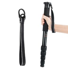 BEXIN MAS285 Fotocamera DSLR da viaggio portatile da esterno Supporto per monopiede in lega di alluminio (nero)