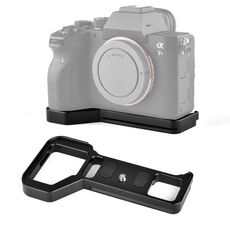 BASE DELLA PORTA DI ESPANSIONE DELLA FOTOGRAFICA DELLA FOTOGRAFICA DI YELING CL8 Piatto L per Sony IlCE-9M2 / A9 II / ILCE-7RM4 / A7R IV (nero)