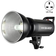 GODOX SK400II Studio Flash Light 150WS Bowens Mount Studio Speedlight (tappo Regno Unito)
