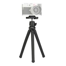 FOTOPRO RM-80 Mini Desktop Treppied Mount + MH-8 Palla a sfera con viti a vite e telefono da 1/4 di pollice (nero)
