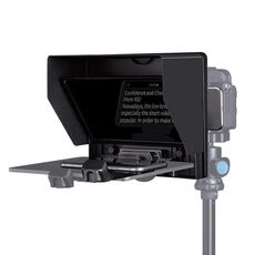 Sentworld TP10 Portable Telprompter pieghevole da 10 pollici con anello adattatore per lenti per telecomando per lo smartphone / tablet inferiore a 10 pollici (nero)