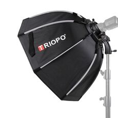 Triopo KS2-90 90cm Caricamento rapido Speedlite Flash Ottagono Parabolico Softbox Softbox Diffusore (nero)