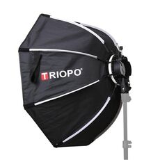 TRIOPO KX90 90cm Dome Speedlite Flash Octagono Parabolico Softbox Softbox Diffusore (nero)