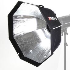 Triopo K2-90 90 cm Speedlite Flash Octagono PARABOLICK Softbox Softbox Bowens Diffusore (nero)