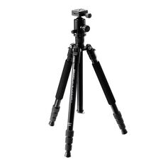 Tripod Tripod Trepodo T258 in lega di alluminio con testa a sfera D2 (nero)