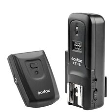 Trasmettitore trigger flash GODOX CT-16 Flash + set ricevitore (nero)