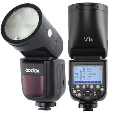 GODOX V1S Testa rotonda TTL Flash Flash Speedlite per Sony (Nero)