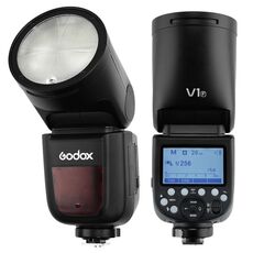 GODOX V1F Testa rotonda TTL Flash Speedlite per Fujifilm (nero)