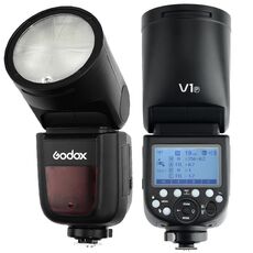 GODOX V1P Testa rotonda TTL Flash Speedlite per Pentax (nero)